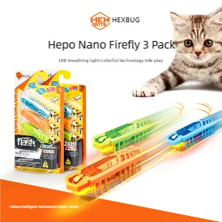 HEX BOTS Flash Nano Single, Sensory Toys for Kids & Cats with Vibration Technology