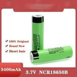 3400mAh NCR18650 Battery brand new ncr18650b 3.7V 18650 rechargeable lithium battery flashlight battery