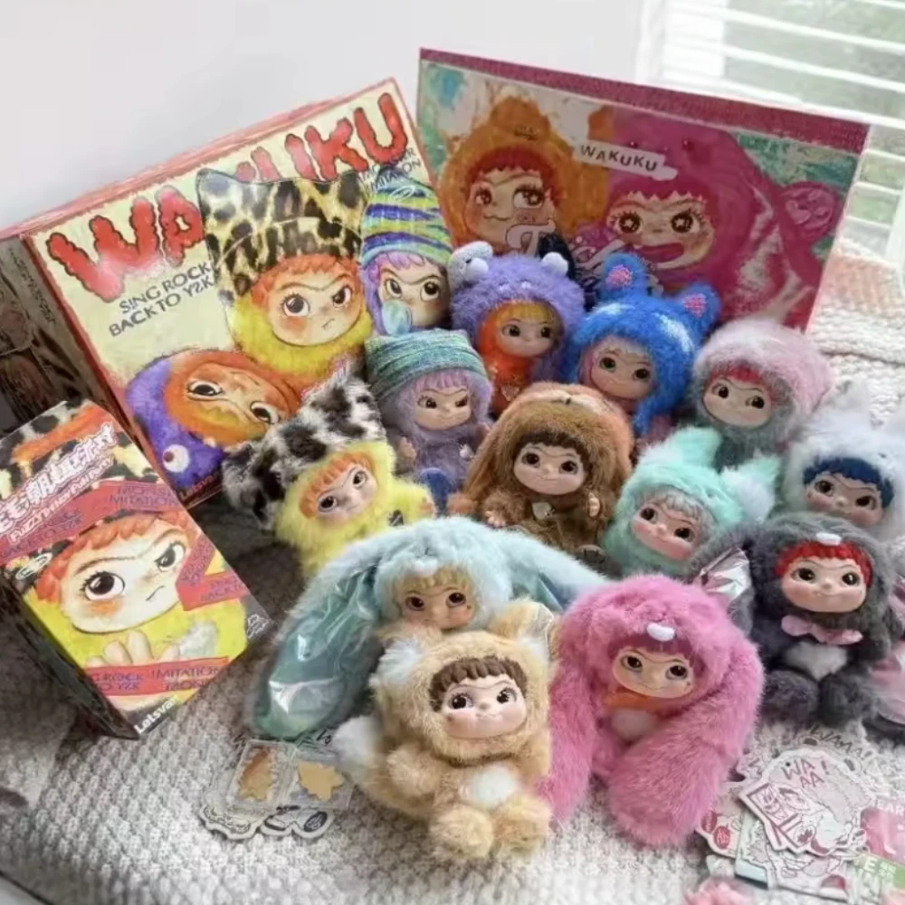 

Слепая коробка, новая кукла WAKUKU, плюшевая праздничная серия, кролик первого поколения, плюшевая кукла второго поколения The Monsters Box Surprise Box