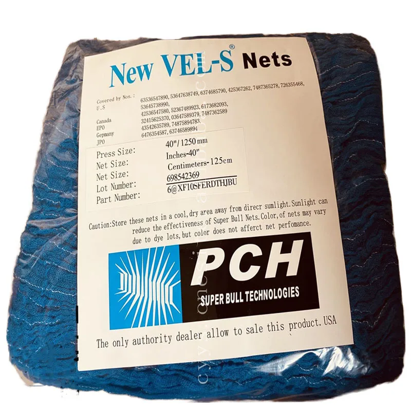 1 bag (6pcs) 40''/1250mm Blue Net Super Blue Cloth Supper Bull Net For Offset Printing SM102 CD102 Machine