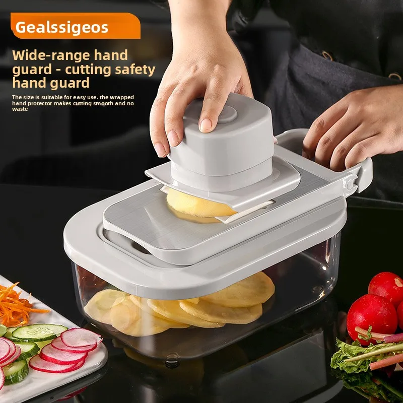 

New Multifunctional Vegetable Cutter, Potato Slicer, Shredder, Household Slicing Machine, Grater and Dicer, Multi-purpose