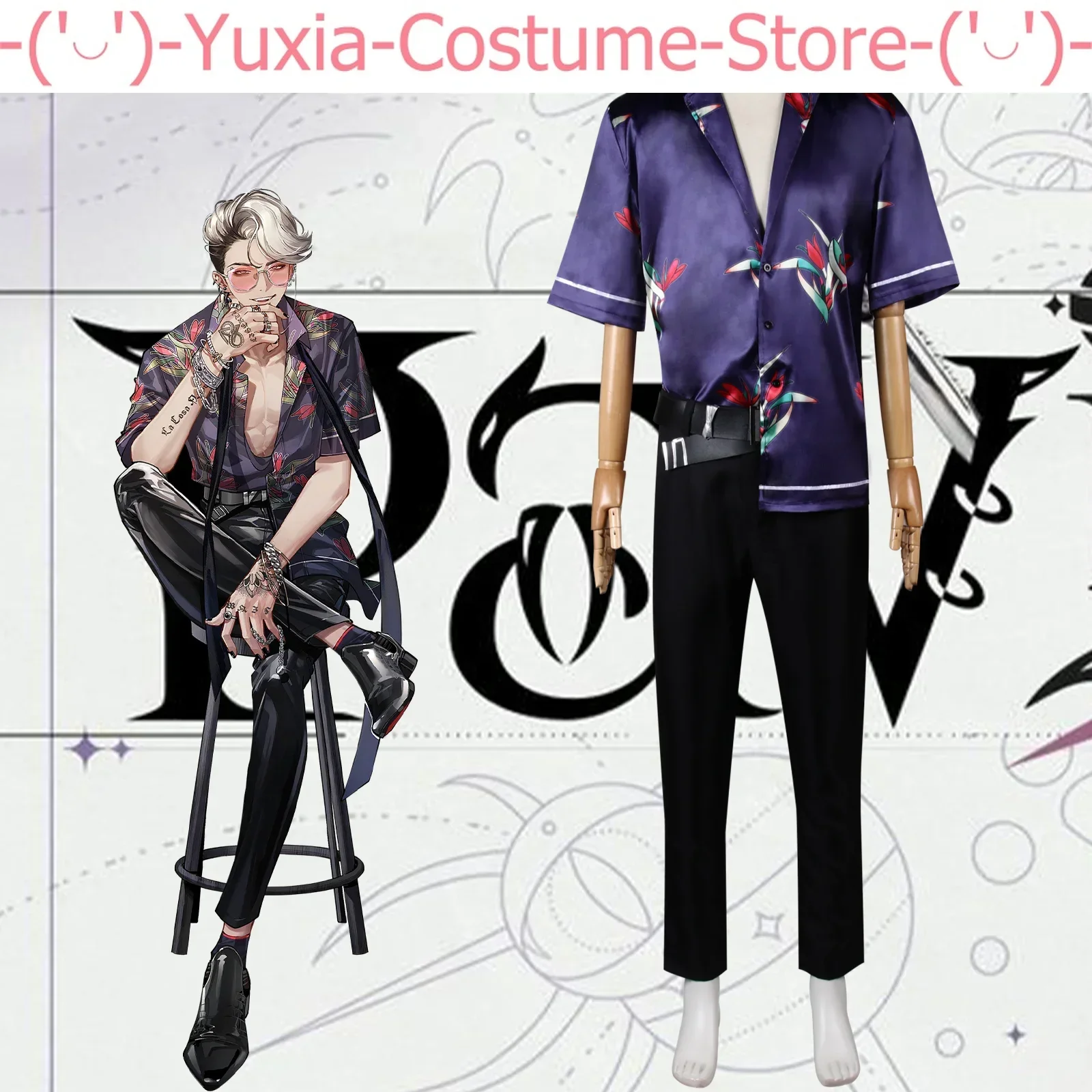 

Reverse:1999 X Wolves Cosplay Costume Cos Game Anime Party Uniform Hallowen Play Role Clothes Clothing New Full Set