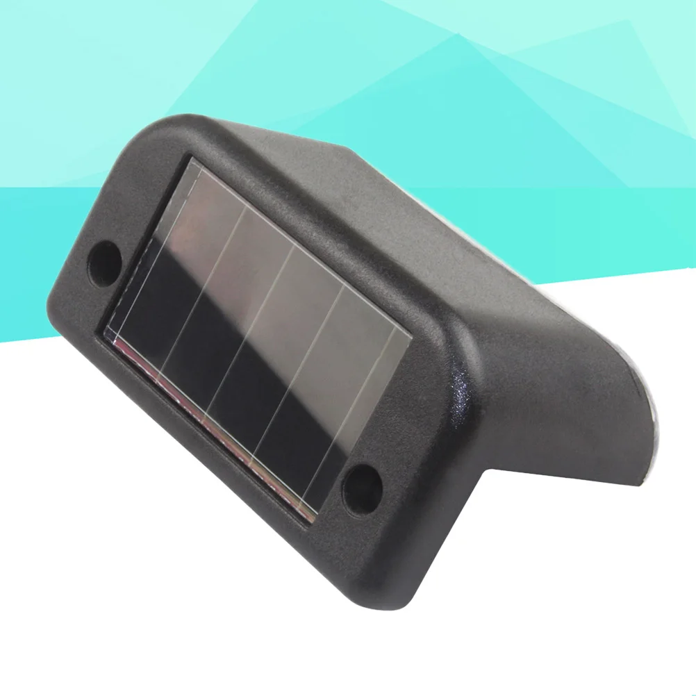 3Pcs Solar Fence Lights LED Outdoor Stair Lighting Garden Path Deck IP65 Waterproof Rechargeable NiMH Automatic Sensor