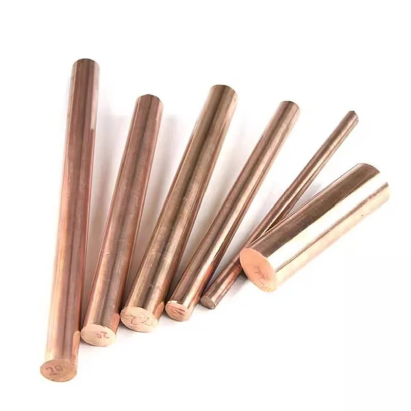 CuBe2 C1720 C17200 Beryllium Copper Rod/Bar Manufacturer Customized Sizes