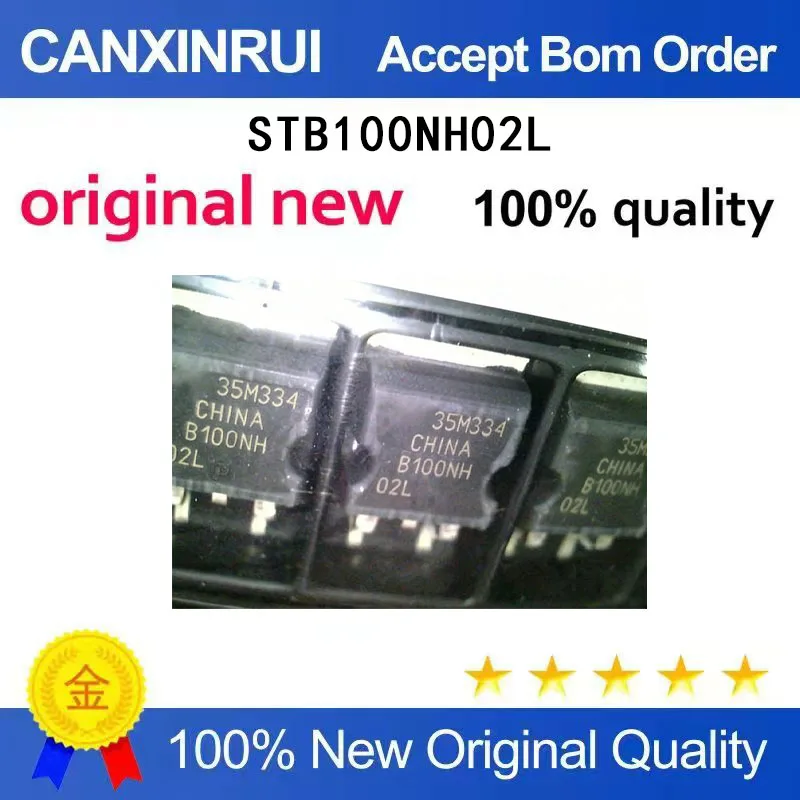 

(5-100 Pieces) Brand new original STB100NH02L B100NH02L TO263 field-effect transistor