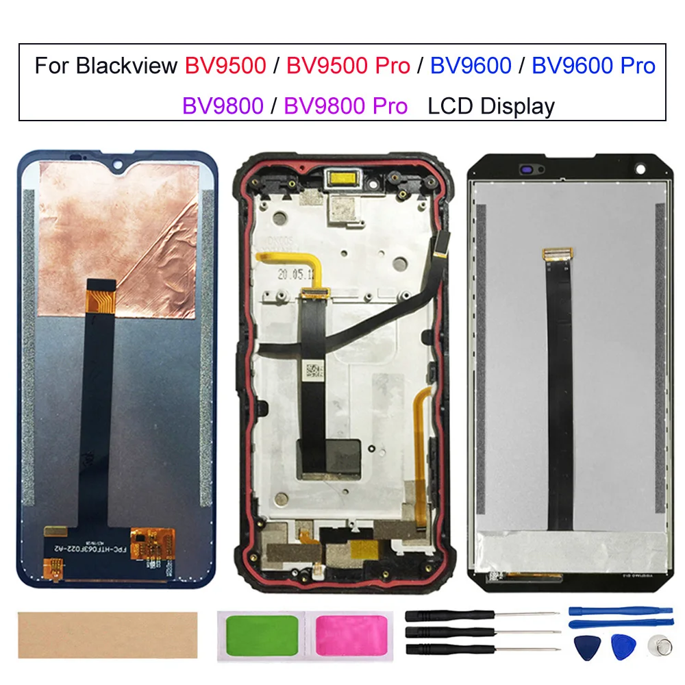 LCD Display For Blackview BV9500 BV9600 BV9800 Pro ,Touch Screen Digitizer Assembly Phone Repair Parts