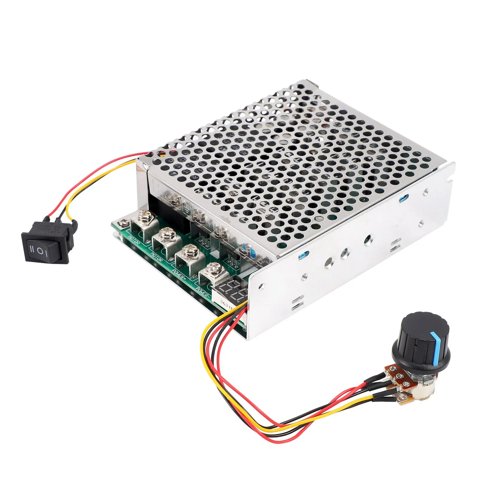 Image of HFES DC 10–55 V 100 A 3000 W Motordrehzahlregler, reversierbare PWM-Steuerung, Vorwärts- und Rückwärtsregler