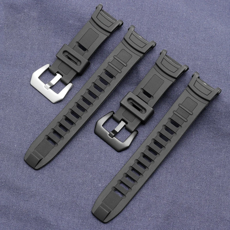 26*18MM Rubber Bracelet For Casio 3206 3135 PRG-130Y/PRW-1500 Special Watch Strap PROTREK Mountaineering Watchbands Accessories