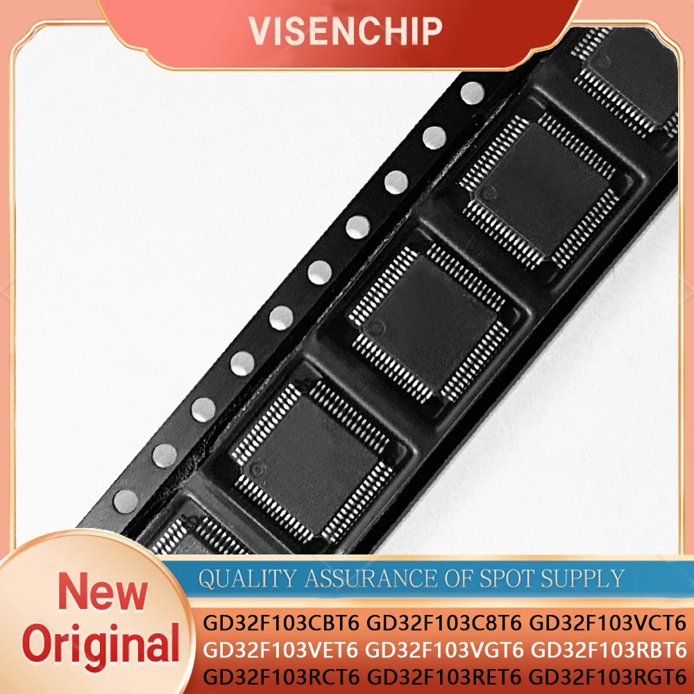 1piece New GD32F103CBT6 GD32F103C8T6 GD32F103VCT6 GD32F103VET6 GD32F103VGT6 GD32F103RBT6 GD32F103RCT6 GD32F103RET6 GD32F103RGT6