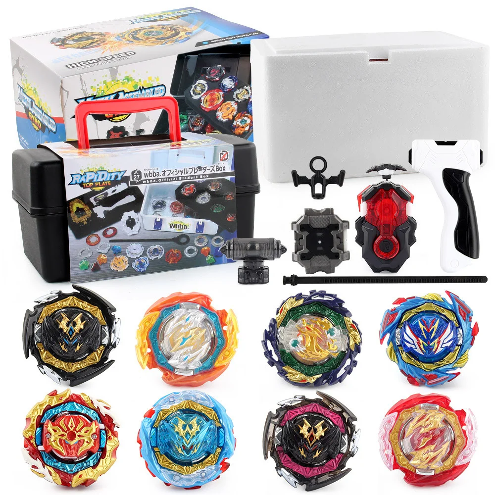 20 Burst Gyroscope Toolbox Sets With Bidirectional Transmitter For Combat Gyroscope Beyblade Spinning Toys Sale Top Spinner Toy