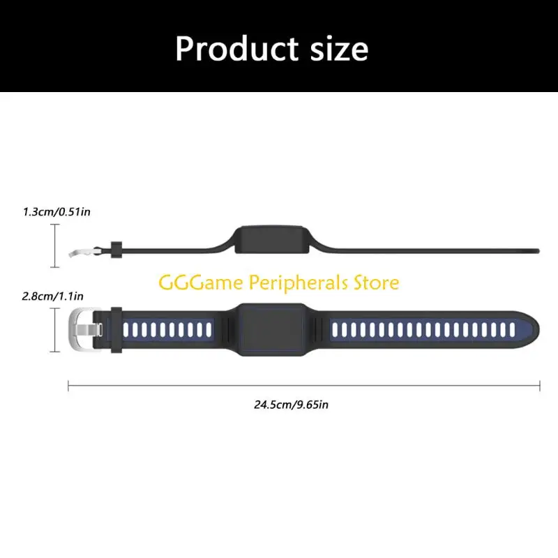 U55B Multi Color Silicone Replacement Wristband for Helio Watch Bands