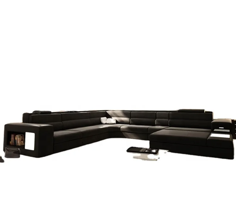 

Элитный дизайнерский кожаный диван-комплект для домашнего офиса и гостиной, новая модель