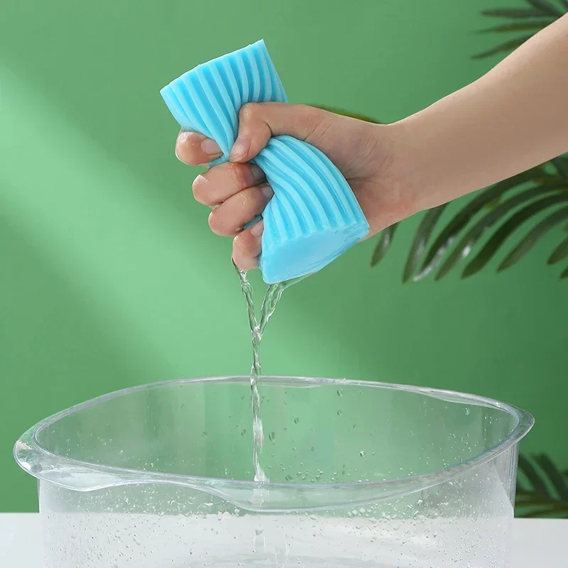 Double-sided Wet Damp Cleaning Duster Reusable Cleaning Sponge Humedo Duster Eraser Car Household Blinds Glass Window Clean Tool