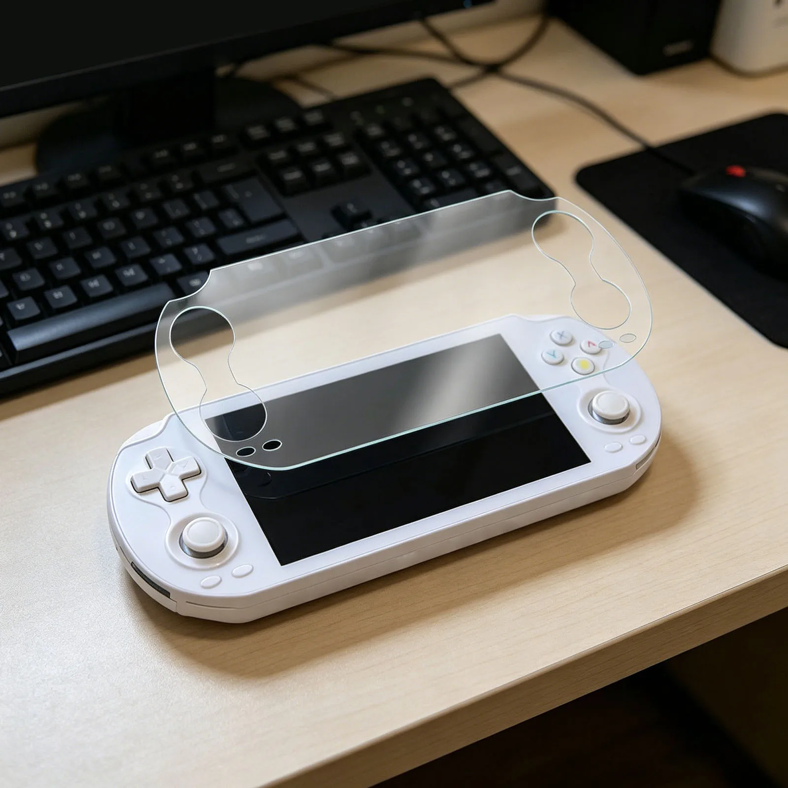 2Pcs Soft HD Film Protective Sticker for RG Vita Pro/RG Vita Game Console High-Definition Clear Film Full Coverage Anti-Scratch