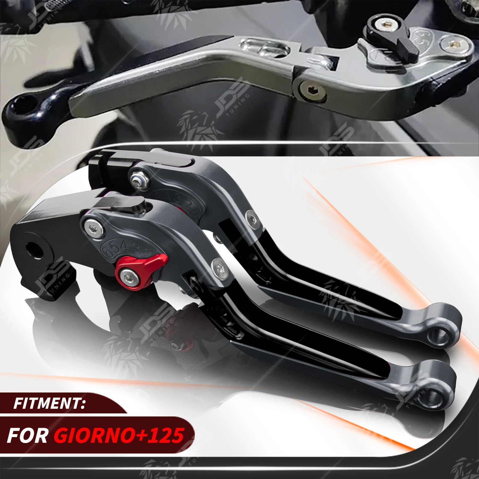 

Рычаги сцепления и тормоза JDSTUNING для Honda GIORNO+125, регулируемые, складные, аксессуары и запчасти для мотоциклов