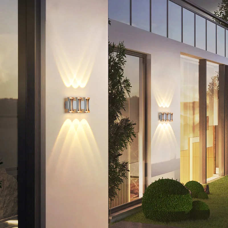 

Outdoor wall lamp Waterproof staircase aisle lamp Bidirectional luminous outdoor Patio balcony aisle