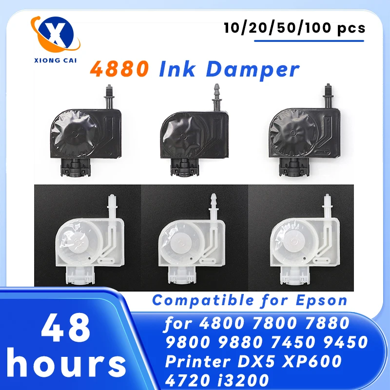 10-100pcs DX5 UV Ink Damper Print Head For Epson 4800 7800 4880 4000 4450 4400 7400 7450 9400 9450 9800 7880 9880 Ink Damper