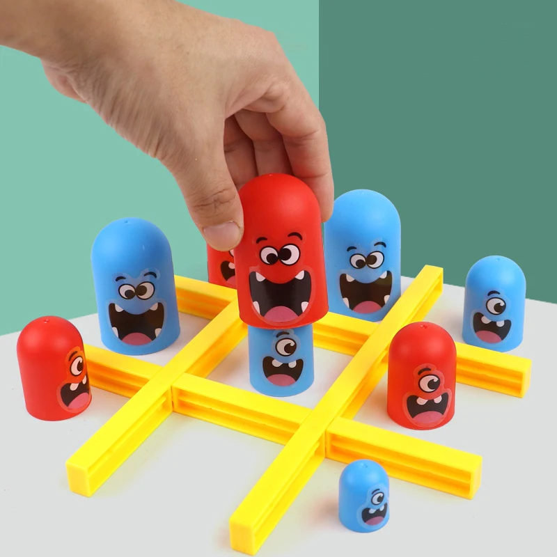 2 giocatori giocattoli educativi gioco da tavolo Gobble intellettuale tre in fila giocattolo per bambini regali di compleanno per bambini