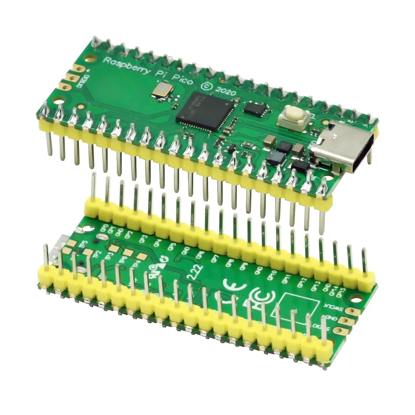 Raspberry Pi Pico Board RP2040 Dual-Core 264KB ARM Low-Power Microcomputers High-Performance Cortex-M0+ Processor