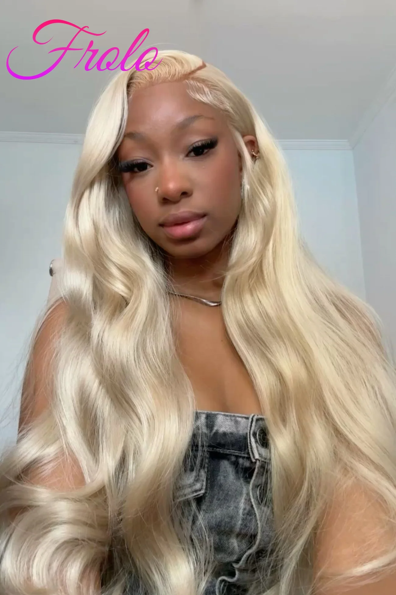 

Парик из натуральных волос 613, плотность 250, 30 дюймов, блонд, с HD-кружевной фронтальной частью 13x6, предварительно выщипанный, бразильская волна, парик с кружевной передней частью