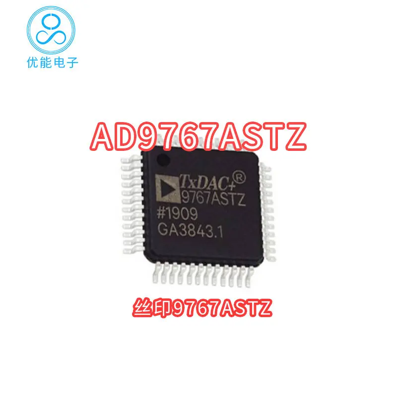 AD9767ASTZ Package QFP-48 SMT Silk Screen 9767ASTZ Digital to Analog Converter Chip