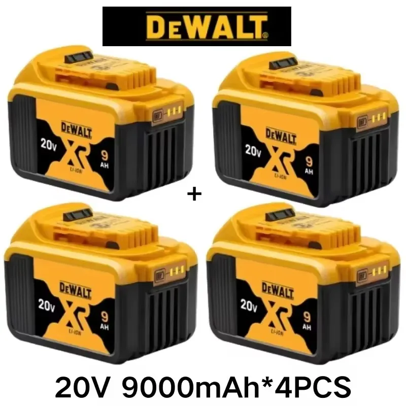 حقيقي ديوالت 20 فولت 9.0Ah بطارية ليثيوم أيون الأصلي 20 فولت 9.0A بطارية أداة الطاقة DCB205 ، DCB206 ، DCB609 عالية الطاقة 120 واط الخليط #1