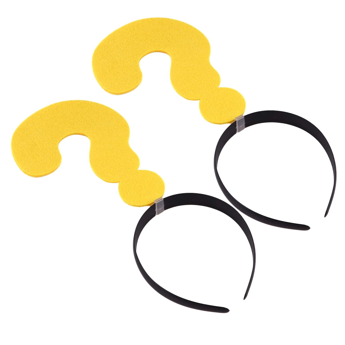 

2Pcs Question Mark Headband Funny Hair Accessories for Party Festival Photo Booth Props Fashion Headband Comfortable