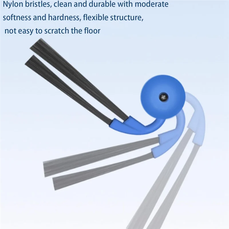 استبدال ملحقات المكنسة ABZA لفرشاة جانبية رئيسية Ecovacs Deebot X9 Pro Omni/X9 Pro، كيس غبار، أسطوانة، أجزاء مرشح خرقة