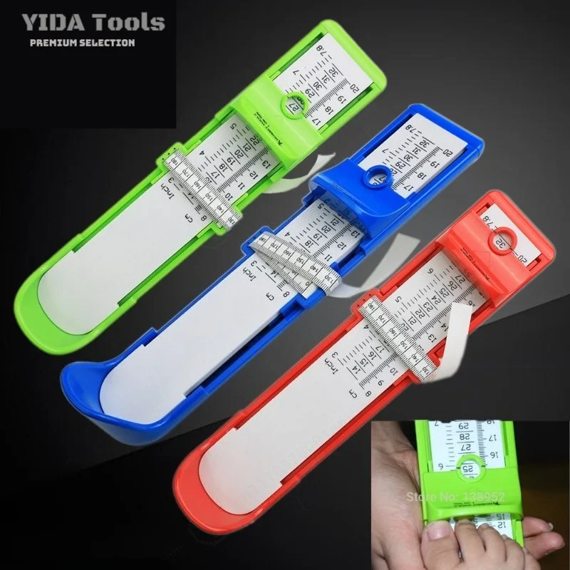 Foot Measuring Device Home Shoe Size Finder Inner Length Foot Gauge for Buying Shoes