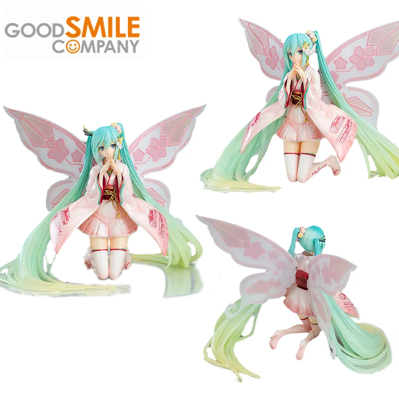 

GSC Original Virtual Singer Anime Figure Racing Miku Tony Haregi Ver. Kimono Action Figure Toys for Kids Gift Model Dolls