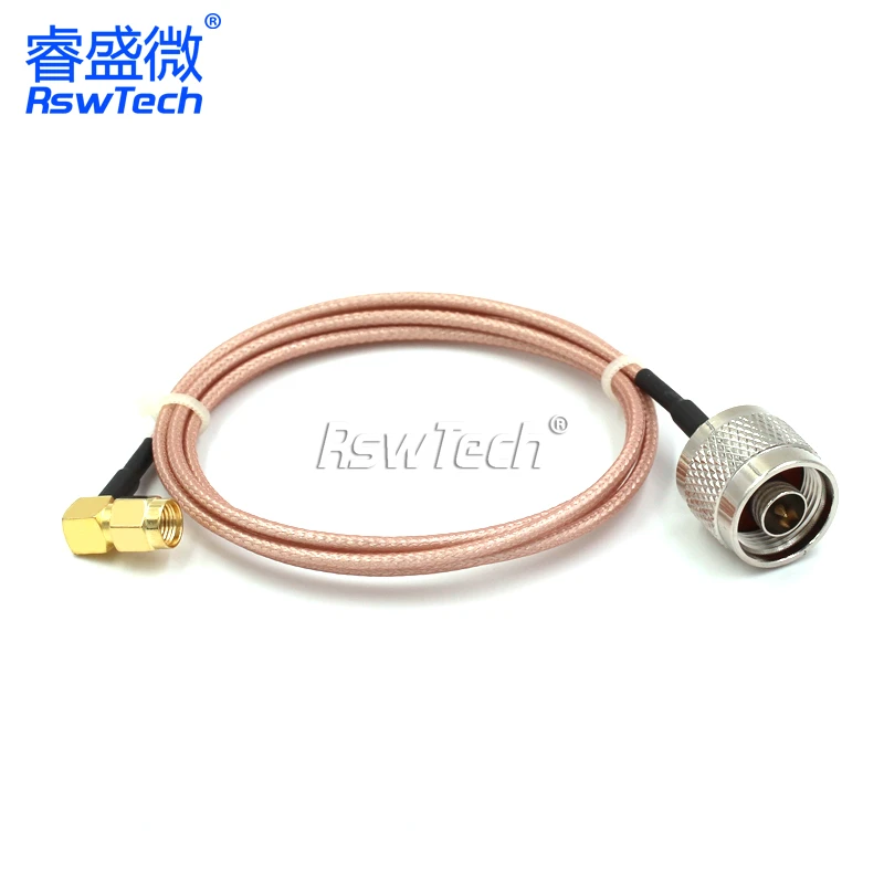 1PCS Adapter Cable RPSMA To N Type RPSMA-JW Convert N-J 8-90CM 1M 1.5M 2M Length Connector RG316 Wire