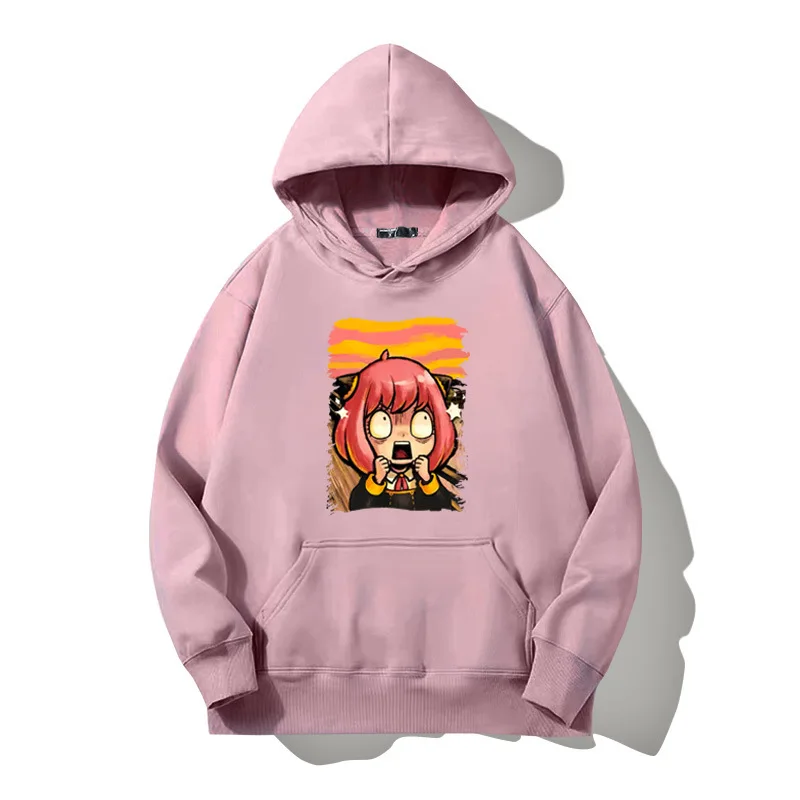 Anime SPY × FAMILY Character Images Printed Women's Clothing Sports Style Hoodies Fashion Leisure Trend Street Culture