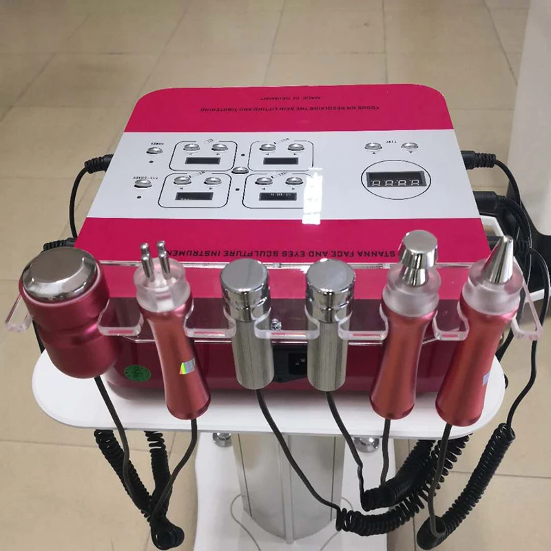 Salon Spa Đa Chức Năng Sinh Học Mắt Nâng Mát RF Mặt Điêu Khắc Chăm Sóc Da Trẻ Hóa Electroporation Đẹp Da Mặt