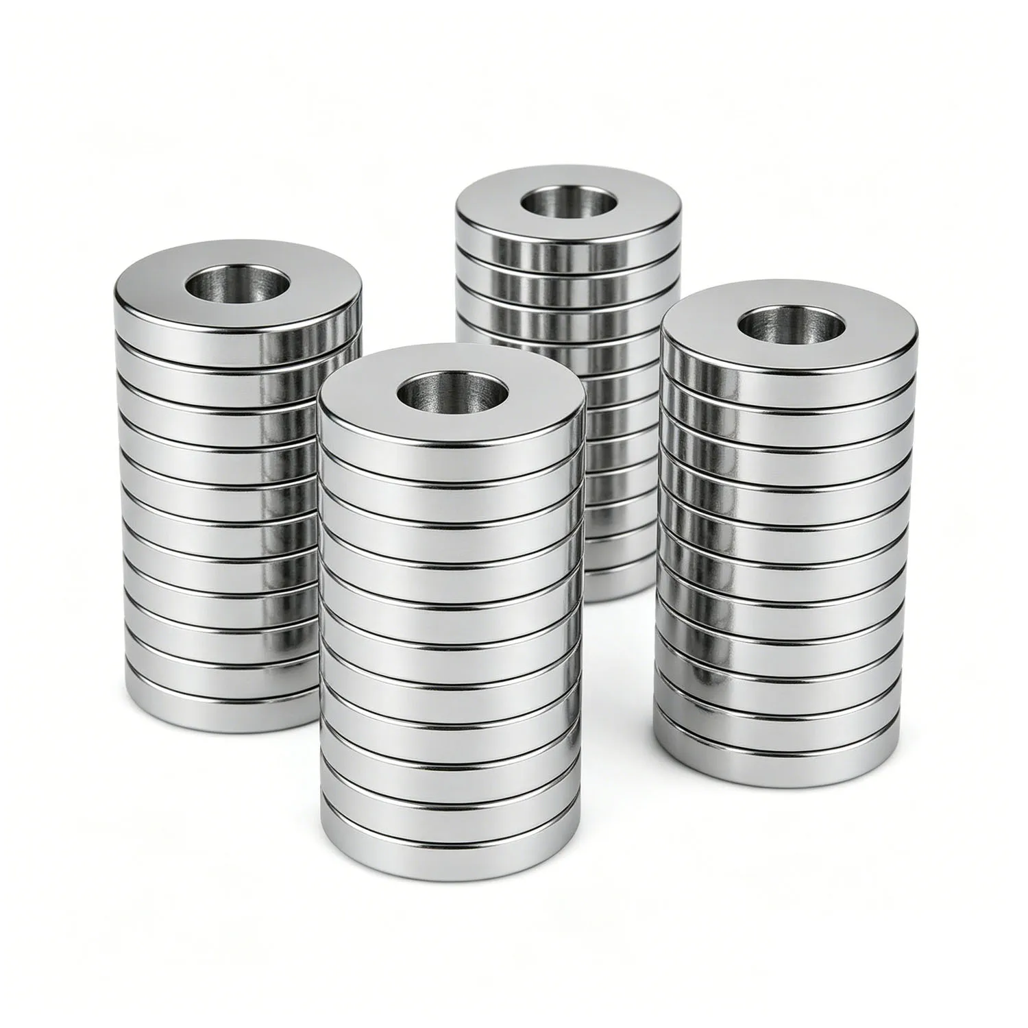 10/20/30Pcs 15x3 Hole 4mm N38 NdFeB Countersunk Round Imans Super Powerful Strong Permanent Neodymium Magnet imane Disc For DIY