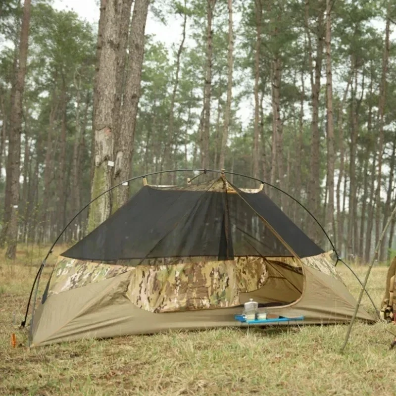 Nouvelle Tente de Camping Camouflage Simple d'Extérieur, Épaisse, Imperméable et Anti-UV, pour Parc et Activités de Plein Air