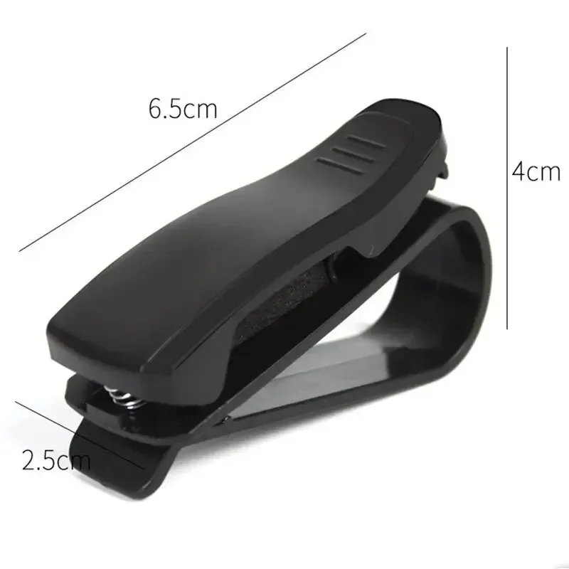 1/2pcs Hot Selling Car Sun Visor Glasses Sunglasses Ticket Receipt Card Clip Storage Holder Gift Adjusts Eyeglasses Securely