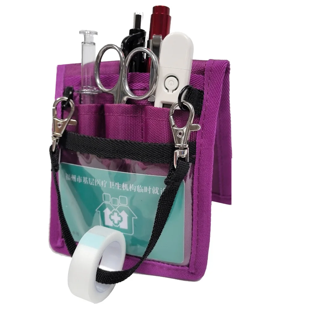 Compact Pen Pouch Doctor Bag Chest Pocket For Nurses Professionals Workplace Pencil Holder Portable Case Storage Organizer