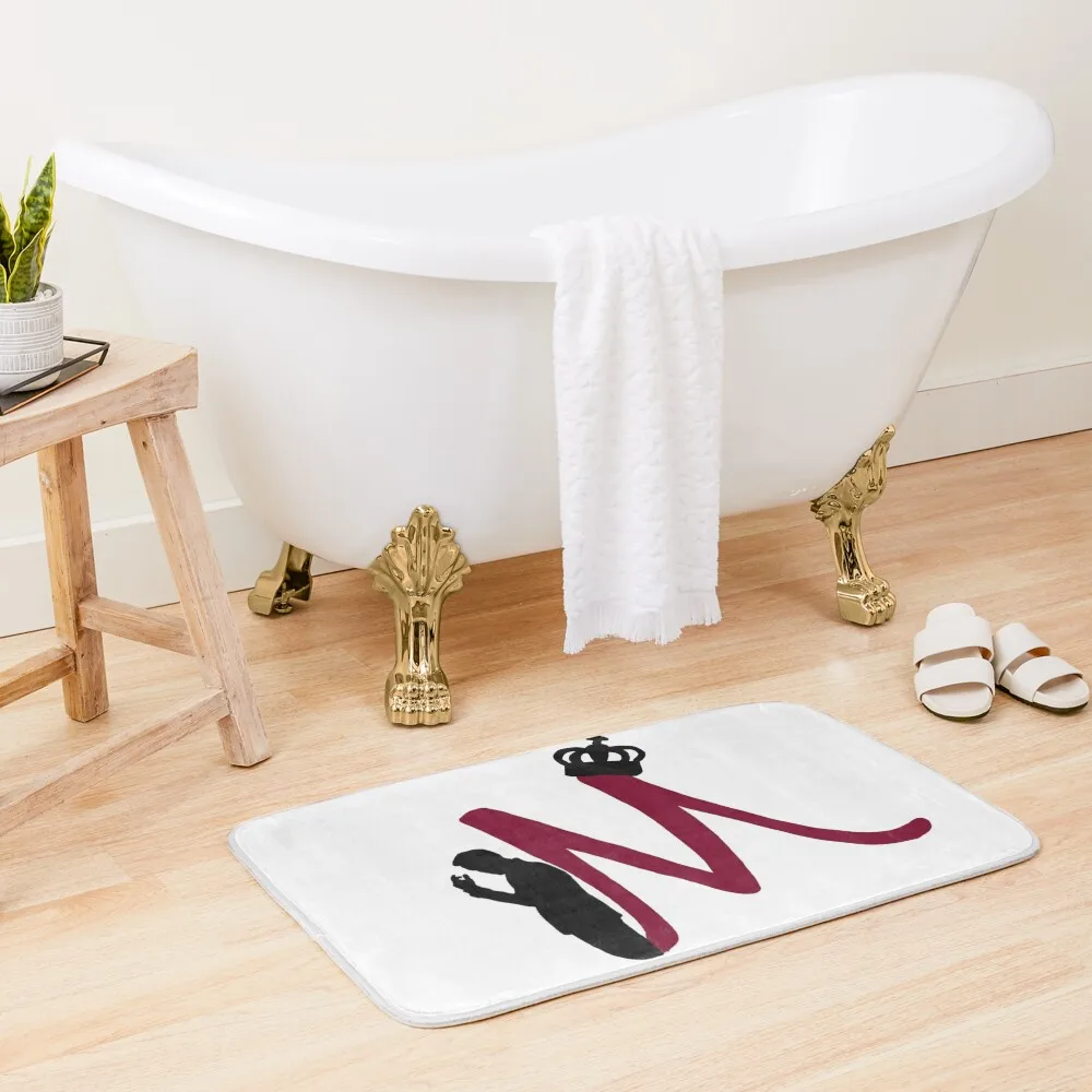 

M is for Moriarty Bath Mat Bathroom Accessories Showers Entrance Doormat Bathroom Rug Set Non-Slip Bathtub Mat