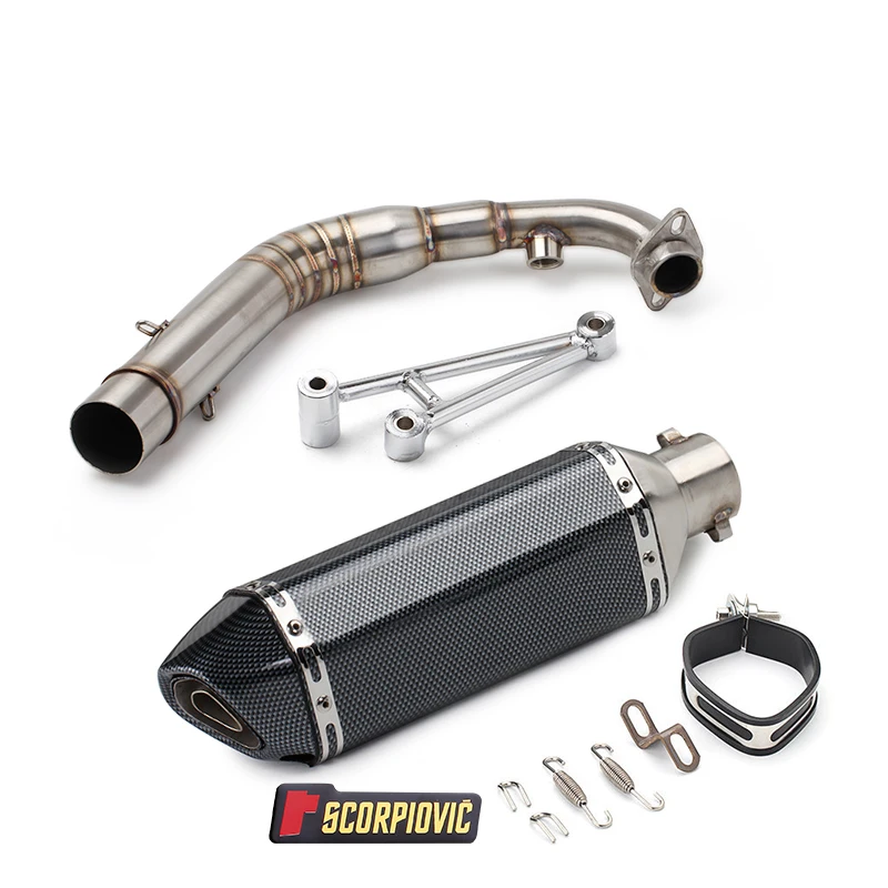 Motorcycle Exhaust System Front Pipe Muffler For ZUMA Cygnus X Smax BWS 125 150 X BWS125 ZUMA125 CYGNUS GRYPHUS Exhaust