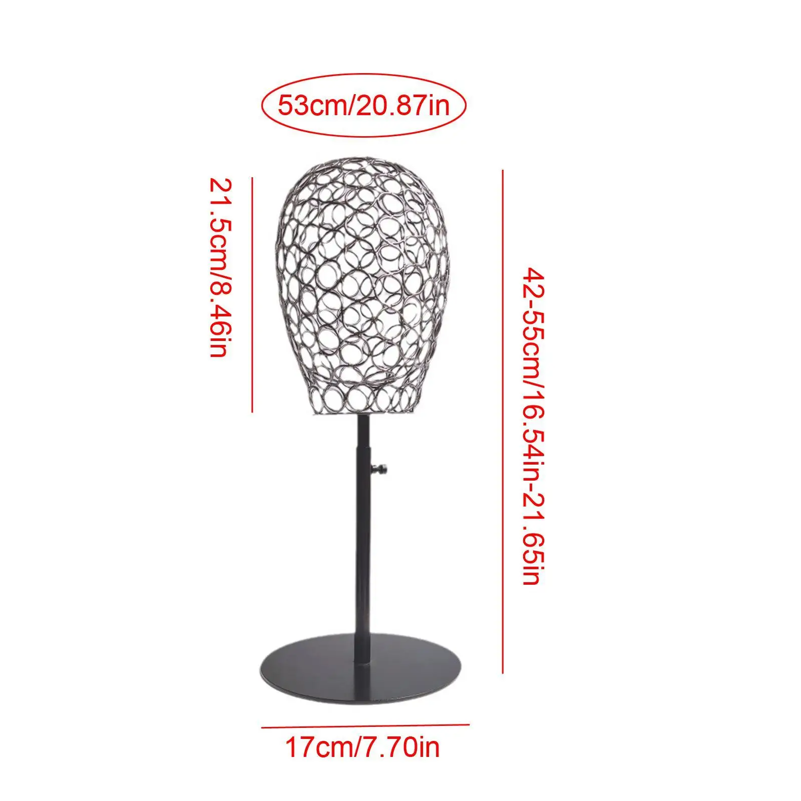 Multipurpose peruca cabeça ferro, manequim cabeça, chapéu rack, peruca titular, modelo de exibição para chapéus, bonés, fones de ouvido, Home Decor