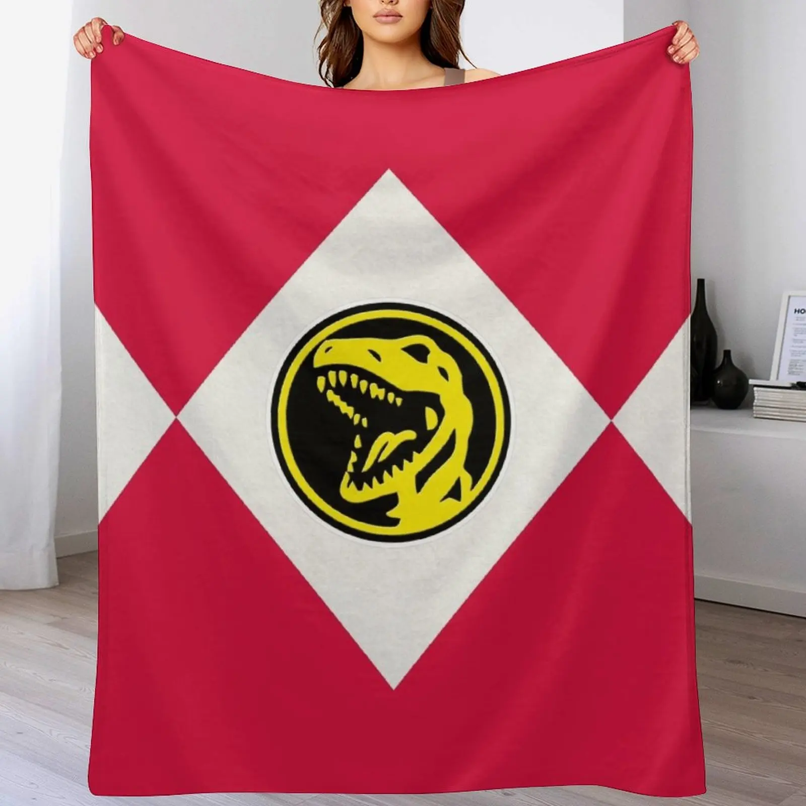 

Tyrannosaurus Dinozord Throw Blanket Sofa Polar Blankets