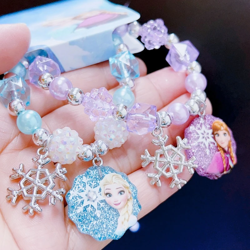 Disney Disney Frozen Princess Anna stitch Bracelet girl Bracelet，peripheral gifts cute bracelets rewards cosplay elastic cord bracelets - Aliexpress Deal