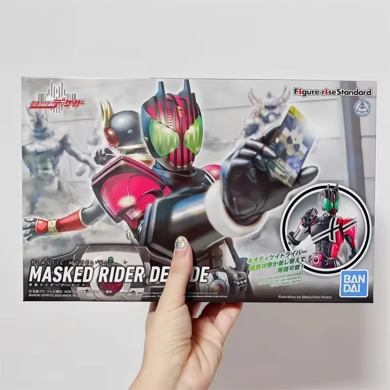 

New Hot Genuine Bandai Frs Model Figure Rise Kamen Rider W 01 Decade Kuuga Drive Action Figures Toy Decoration Kid Festvial Gift