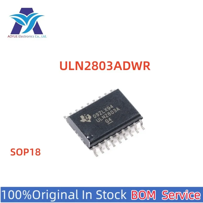 

Original New IC Microcontroller ULN2803ADWR ULN2803 ADWR TI IC One Stop BOM Service Bulk Purchase Please Contact Me Low Price