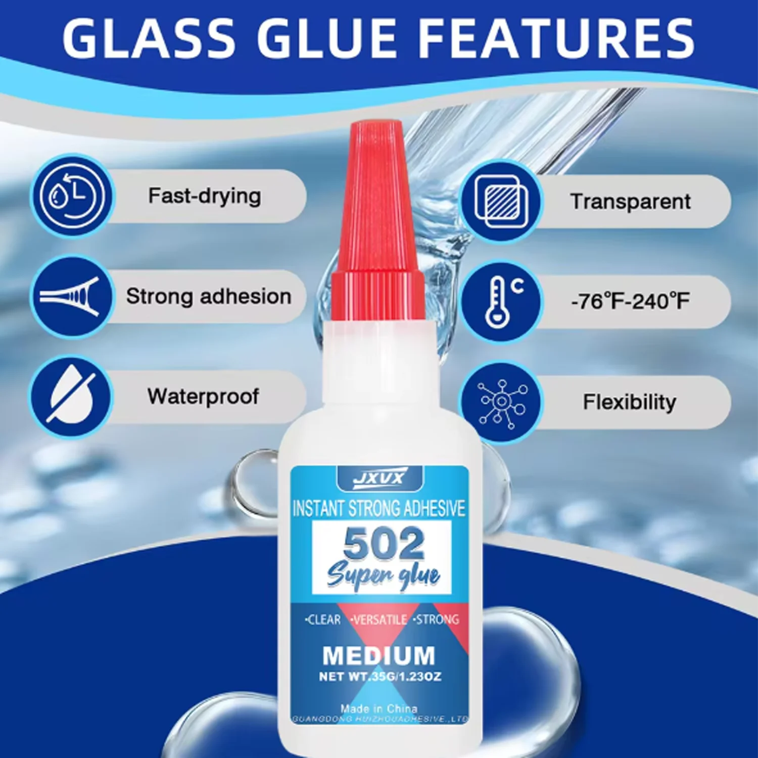 5pcs Powerful Welding Adhesive Oily Welding Repair Glue Quick-drying Liquid Sealer Universal Strong Waterproof Welding Sealant.