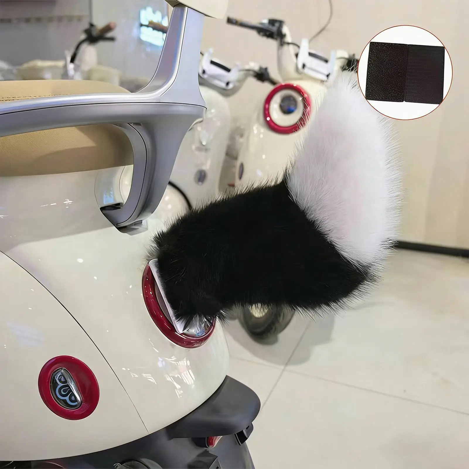 Flexible Remote Control Bike Tail Decor, Creative Exterior Styling Ornament, Fun Decoration for Riding Enthusiasts Modification