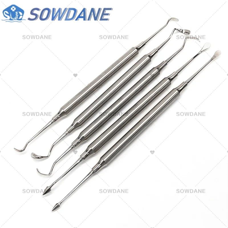 Picture 5: Double Ends Dental Sinus Lift Elevator Lifting Tool Dental Lift Elevator Instrument Stainless Steel