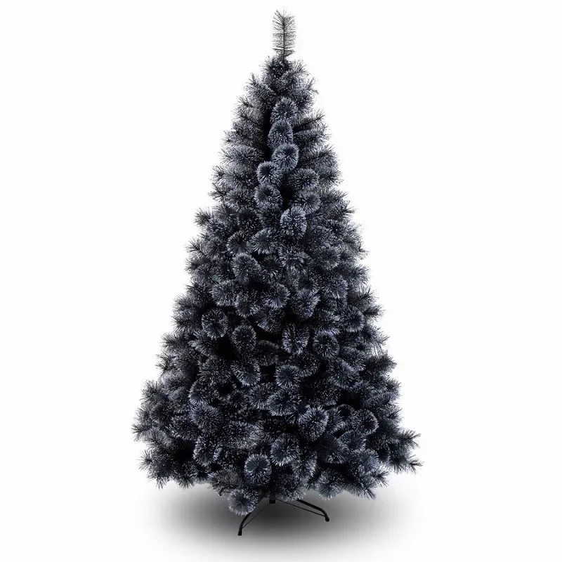 

Encryption Black Pine Needle Christmas Tree with Snow and Iron Base, Outdoor, Home, Hotel, Shopping Mall, Party Decoration