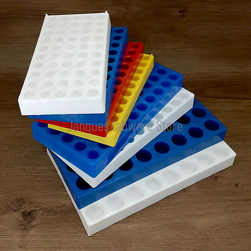 1 piece plastic chromatographic injection bottle Holder 2ml to 60ml sample bottle Rack Lab Sample vial Tray with 40 or 50 holes