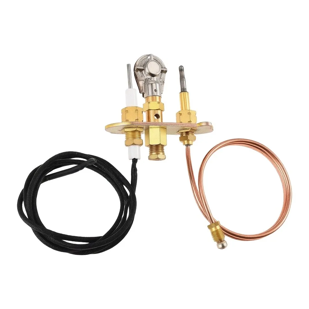 Gas Fireplace Thermocouple Kit For M8x1 Thread 900mm For Igniter Wire Length Compatible with Standard Water Heaters